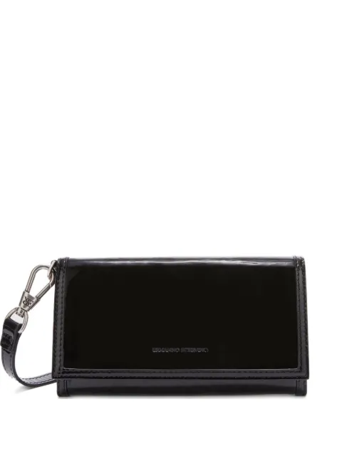 Ermanno Scervino patent-leather detachable-strap wallet