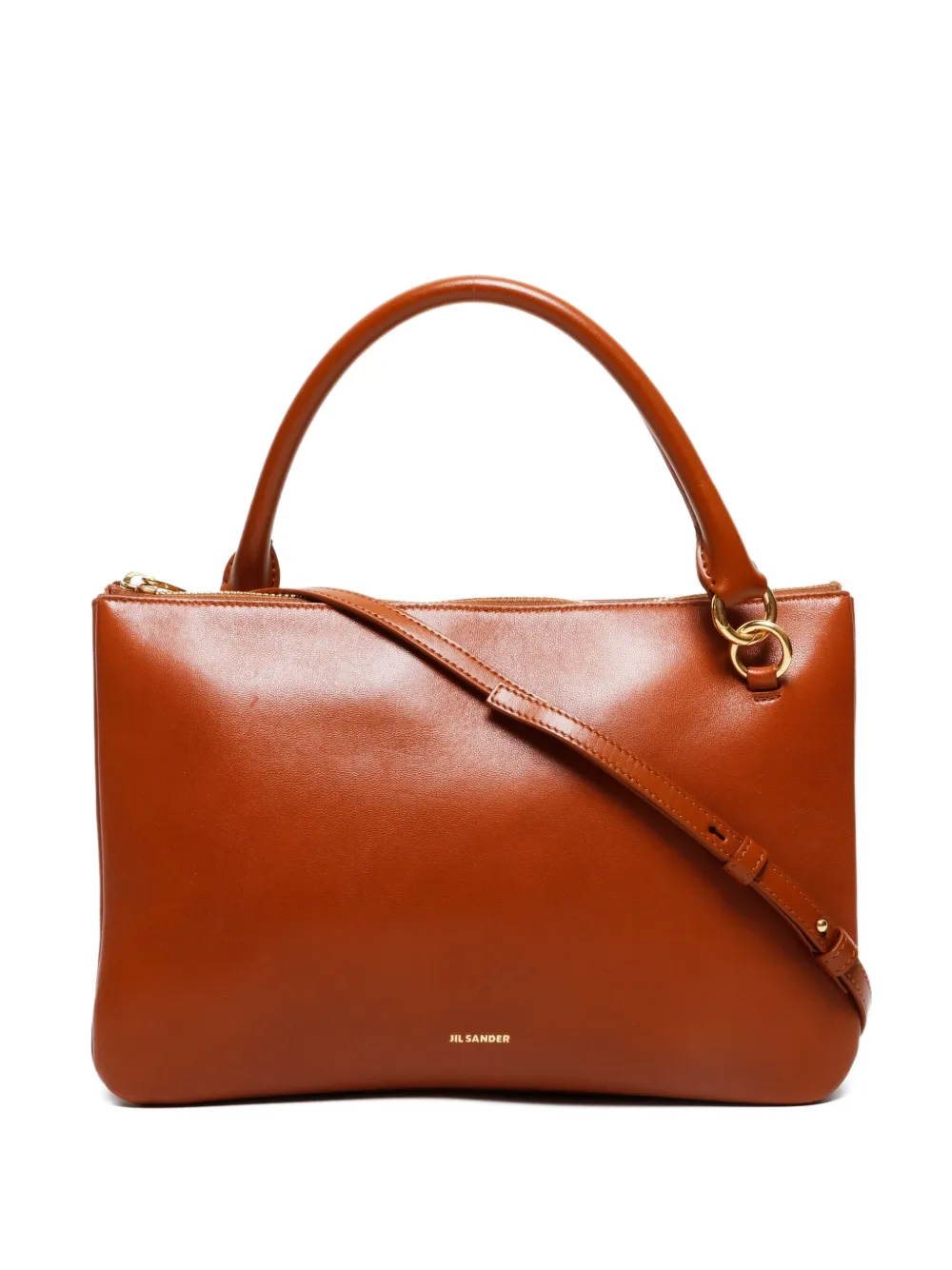 Jil Sander Pre-Owned 2015-2024 large Link handbag | Brown | Image 1