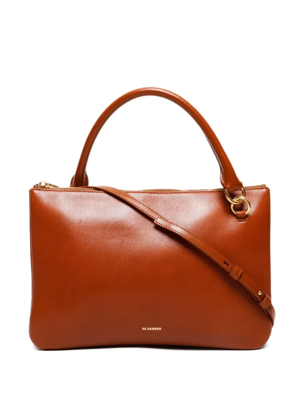 Jil Sander Pre-Owned 2015-2024 リンク ハンドバッグ L | ブラウン