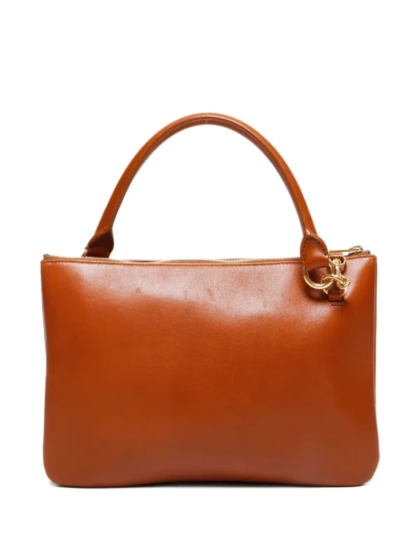 Jil Sander Pre-Owned 2015-2024 リンク ハンドバッグ L | ブラウン