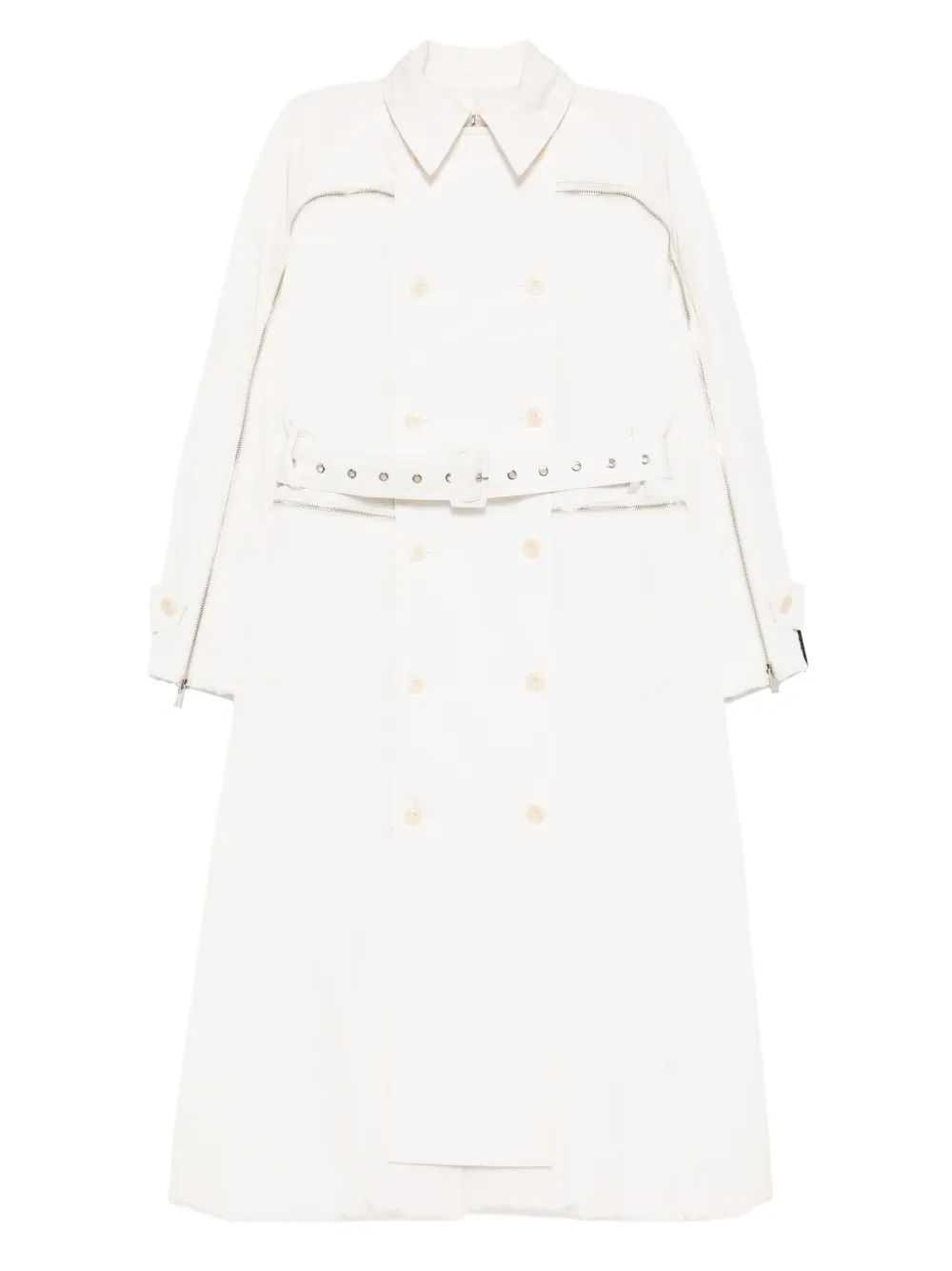 Rokh double-breasted trench coat | Neutrals | Image 1