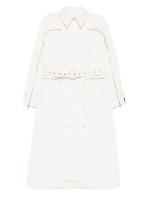 【rokh】IVORY nylon DECKARD TRENCH COAT rokh】IVORY nylon DECKARD TRENCH COAT 【公式通販】