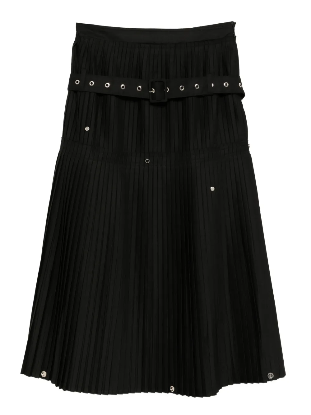 Rokh pleated overturn skirt | Black | Image 1
