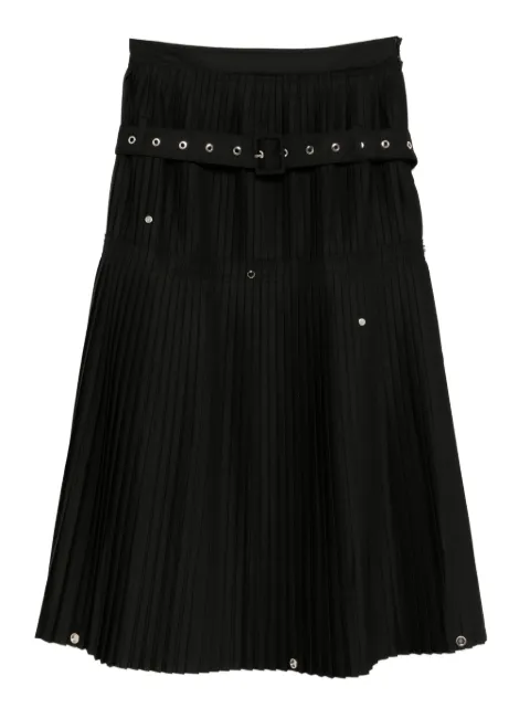 Rokh pleated overturn skirt