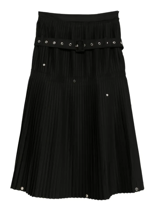 rokh プリーツ　スカート　ロク　新品 Rokh プリーツ スカート | ブラック | FARFETCH JP