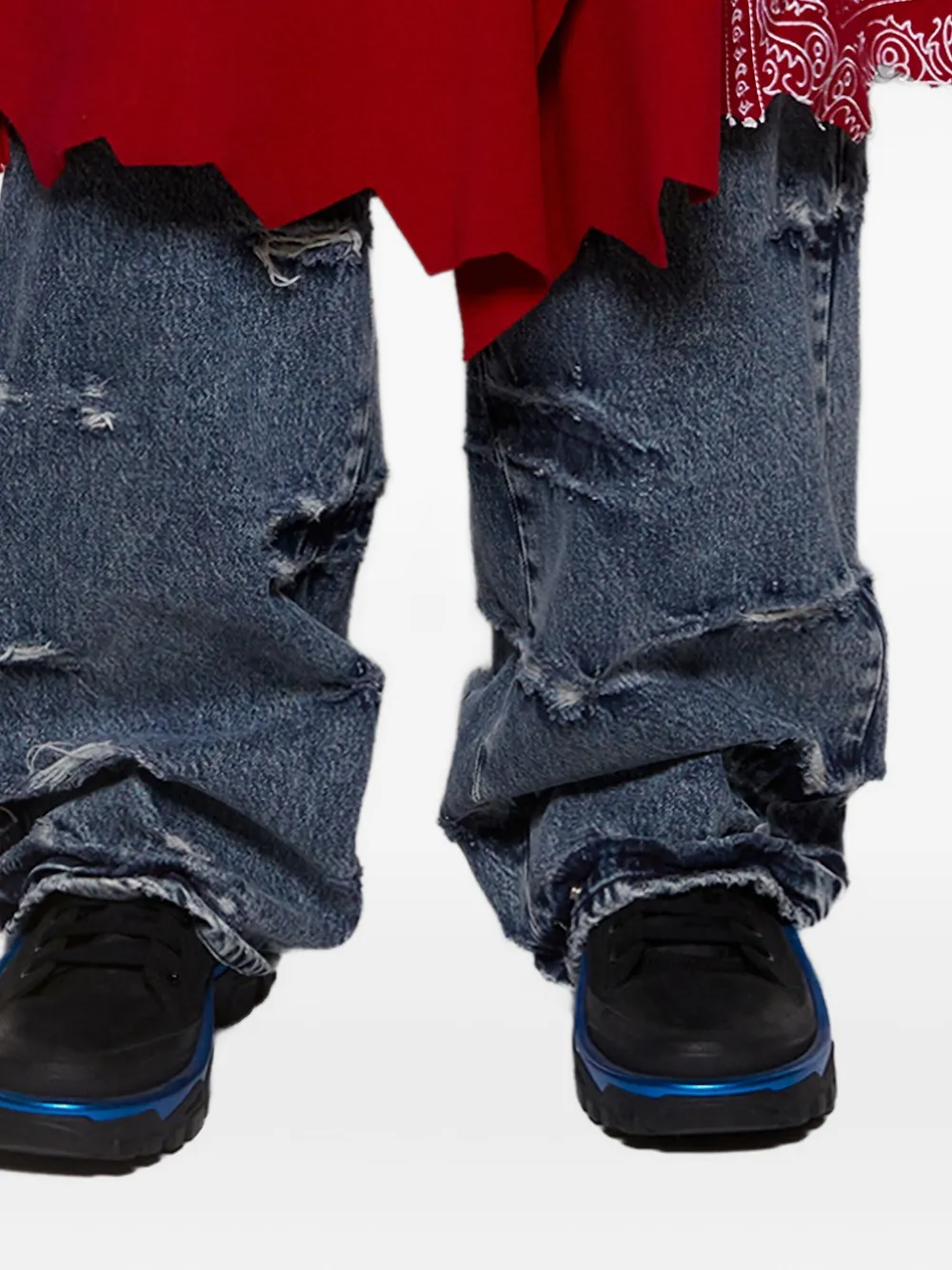Pdf Paisley-pattern Jeans In Red