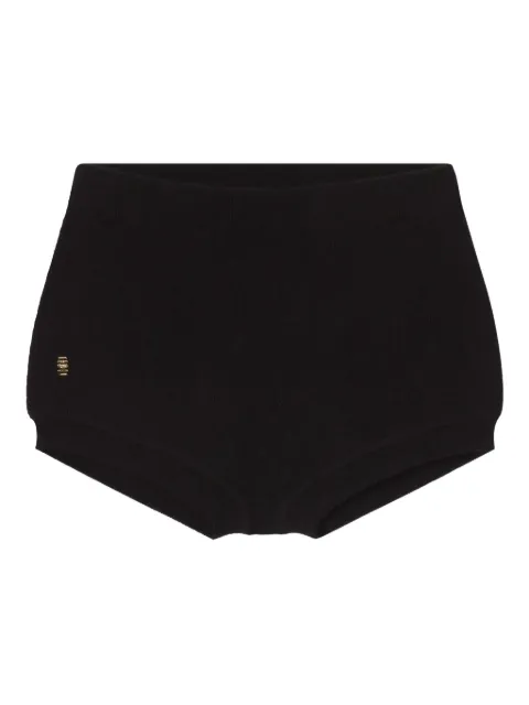 ETERNE ribbed high-waisted shorts
