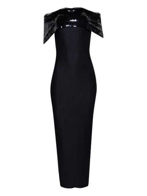 Dima Ayad off-the-shoulder maxi dress