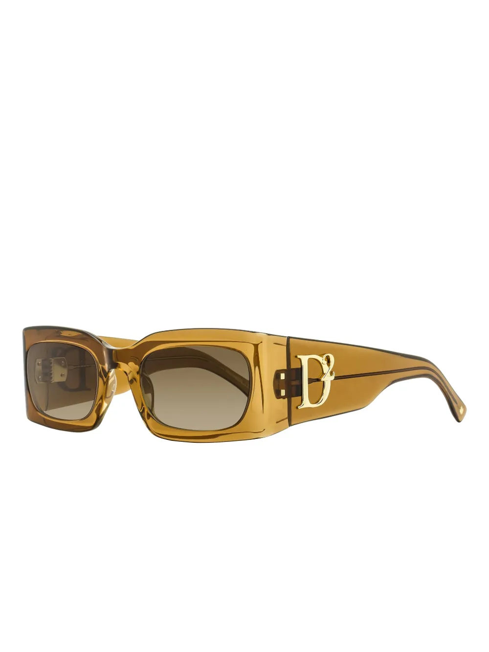 DSQUARED2 EYEWEAR 109/S rectangular-frame sunglasses - Bruin