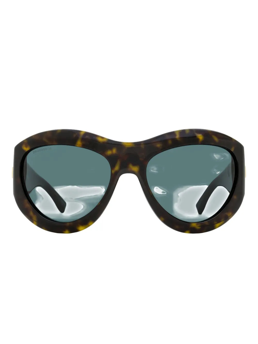 DSQUARED2 EYEWEAR oval-frame sunglasses - ブラウン DSQUARED2 EYEWEAR oval-frame sunglasses - ブラウン