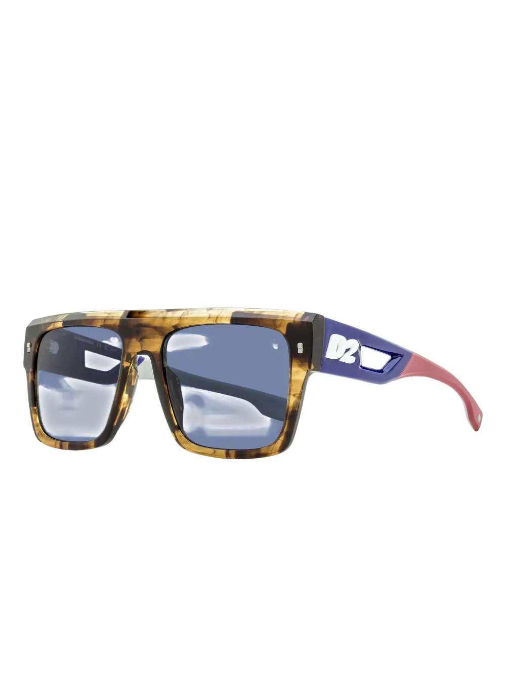 DSQUARED2 EYEWEAR square-frame sunglasses - ブラウン DSQUARED2 EYEWEAR square-frame sunglasses - ブラウン