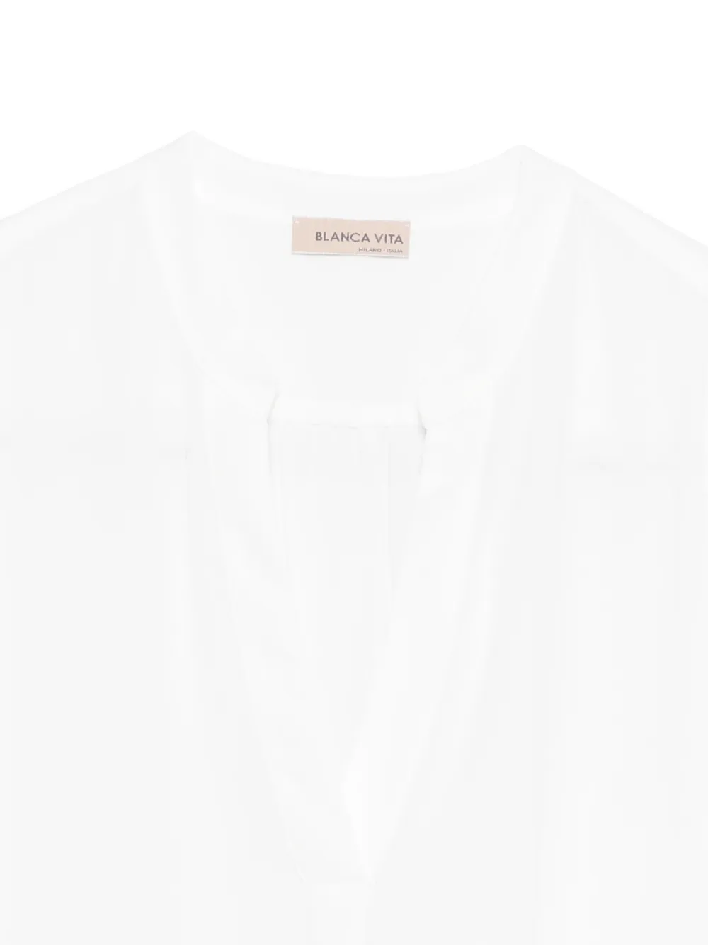 Blanca Vita Top met V-hals Wit