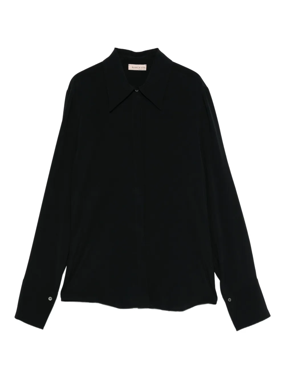 Blanca Vita button-up shirt | Black | Image 1