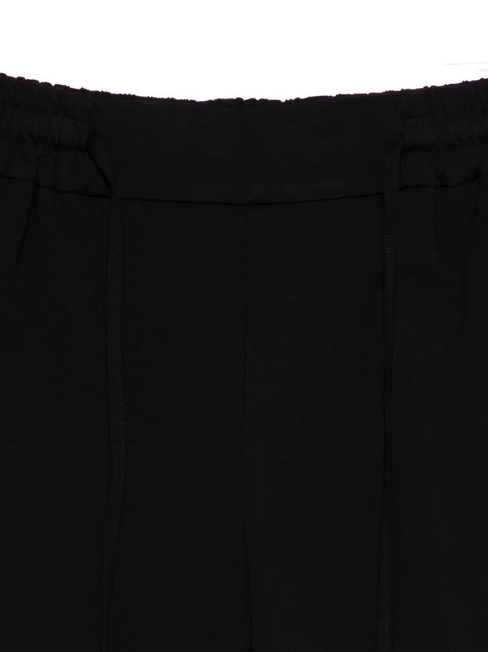 Blanca Vita Broek met trekkoordtaille Zwart