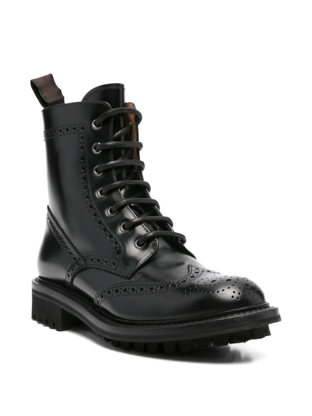 Church's lace-up brogue boots Black