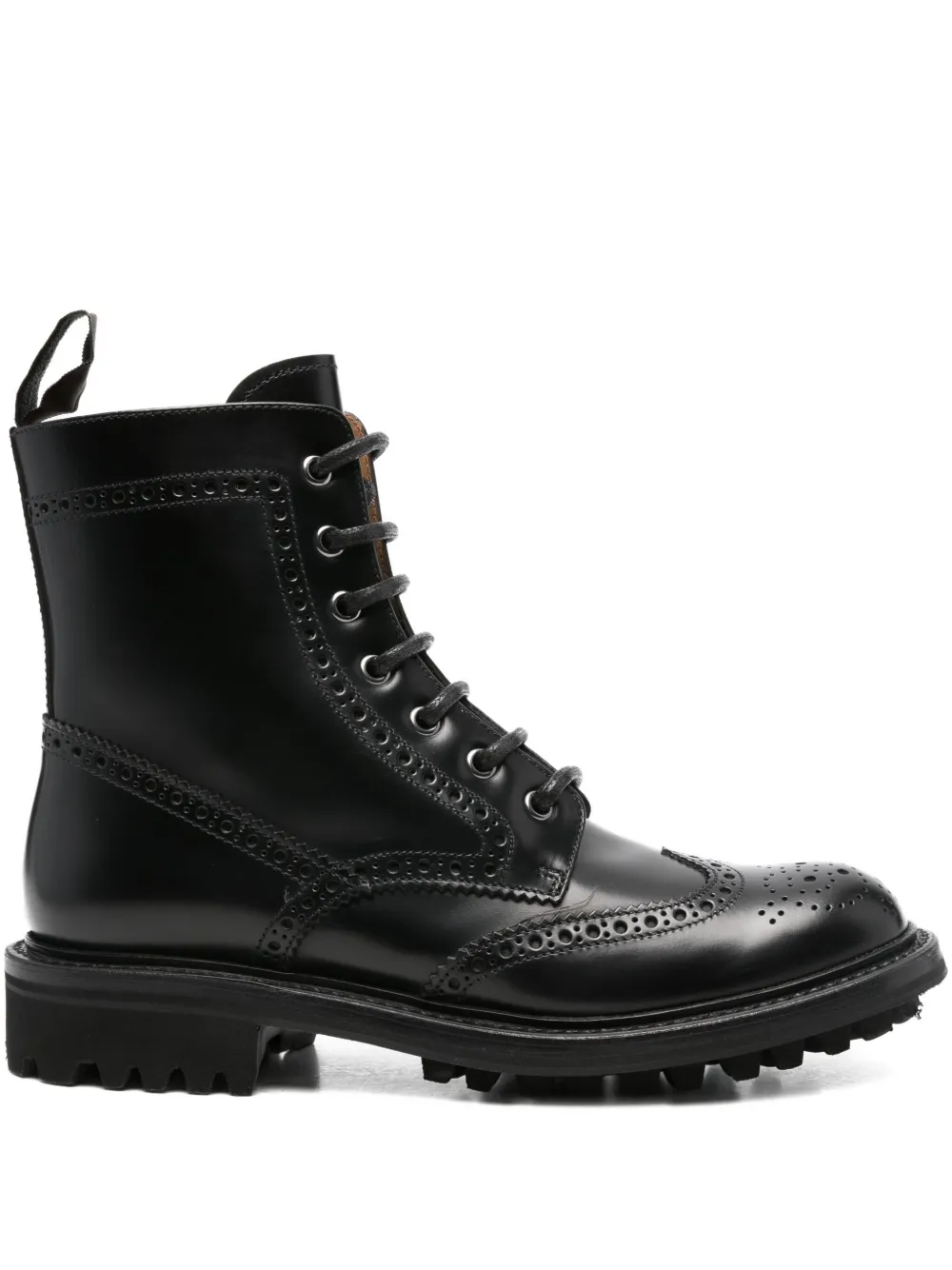 Church's lace-up brogue boots Black