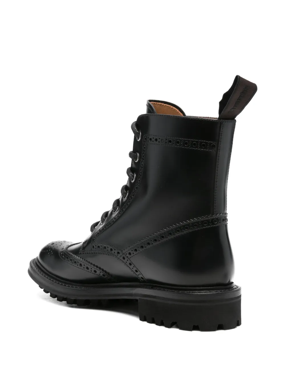 Church's lace-up brogue boots Black
