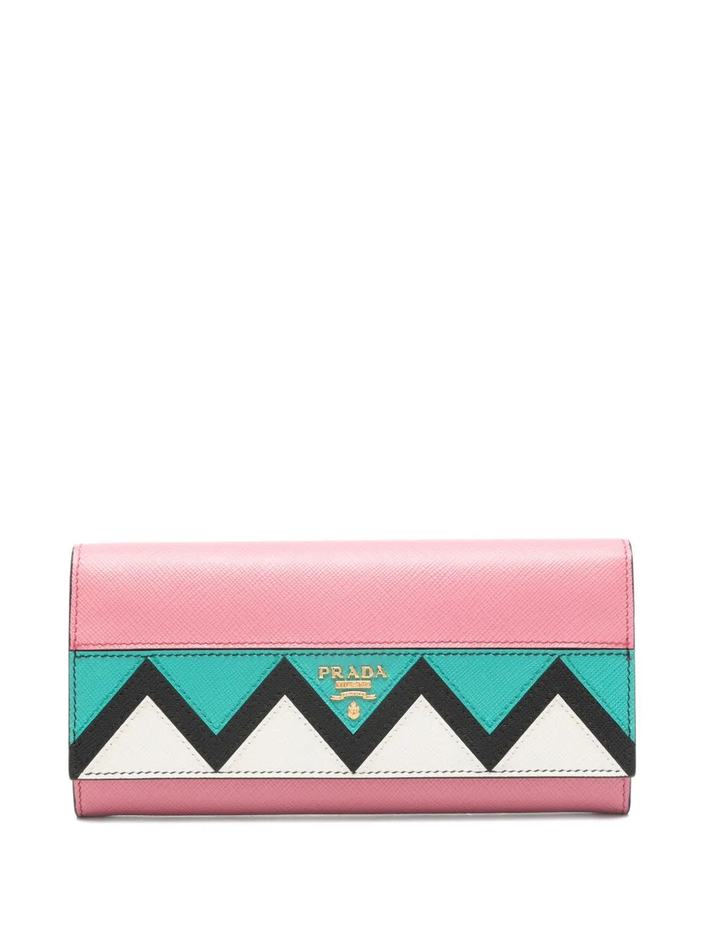 Prada chevron-pattern wallet | rosado | Image 1