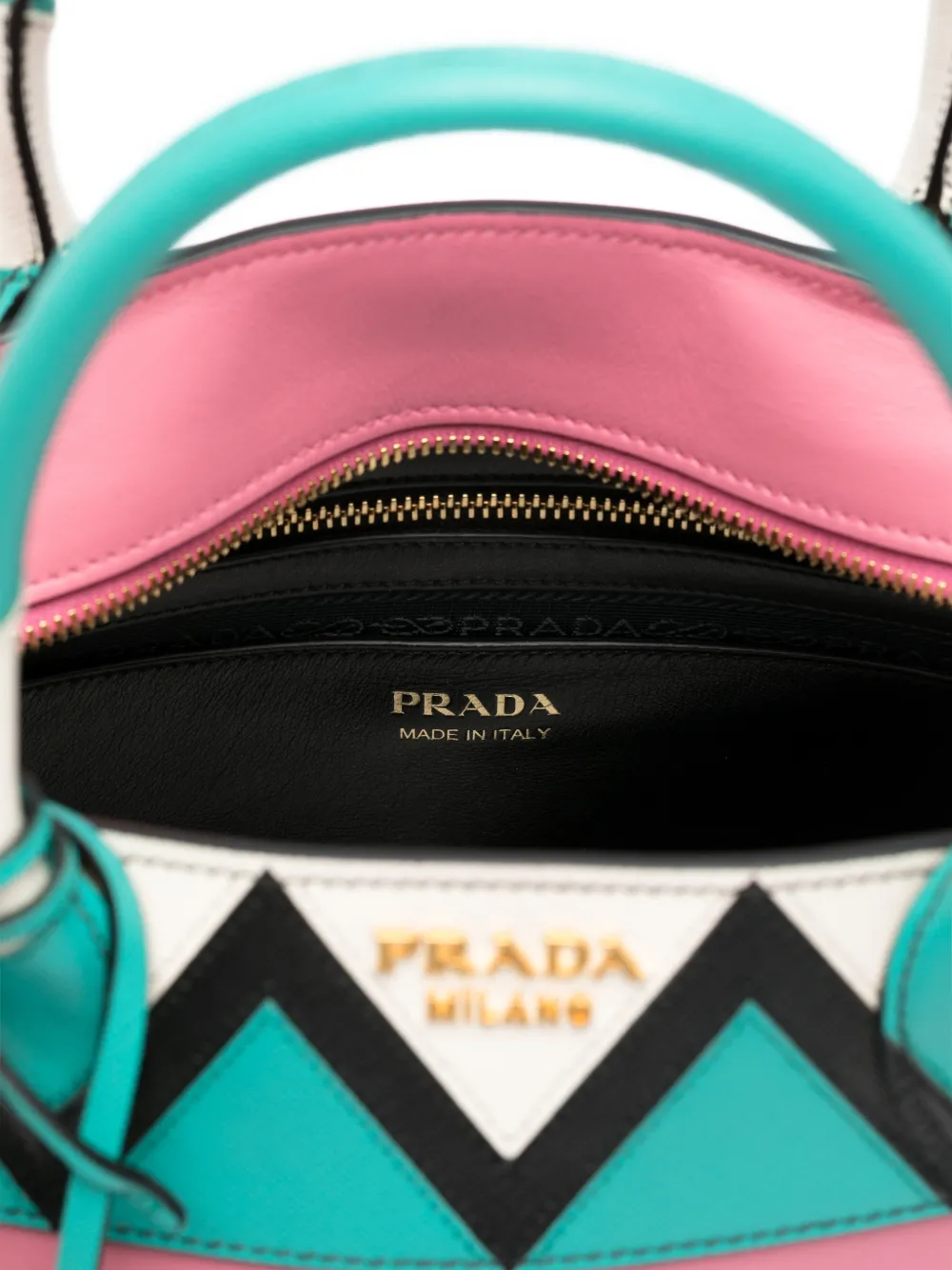 Prada Shopper met draaislot Roze
