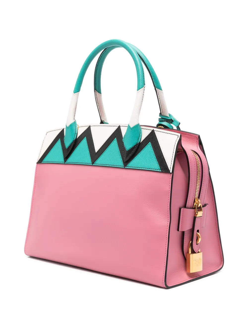 Prada Shopper met draaislot Roze