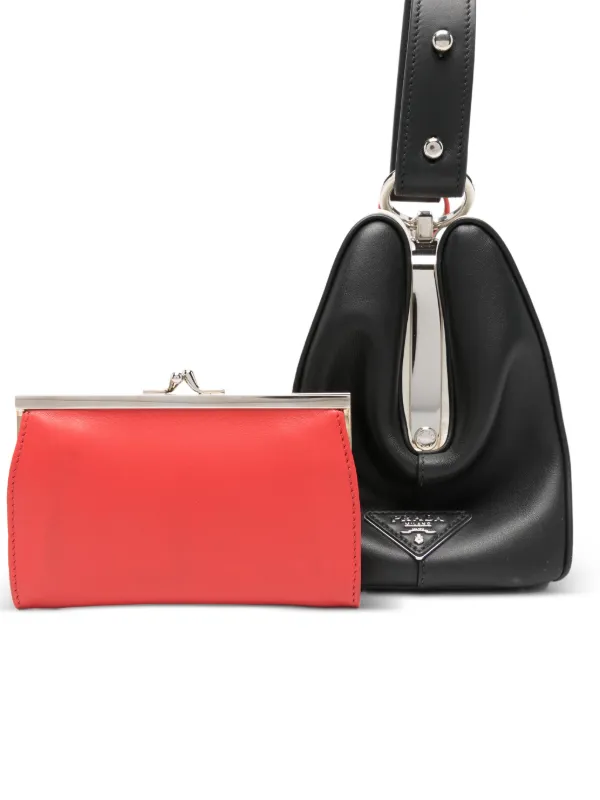 Prada スタッズ ハンドバッグ | レッド | FARFETCH JP