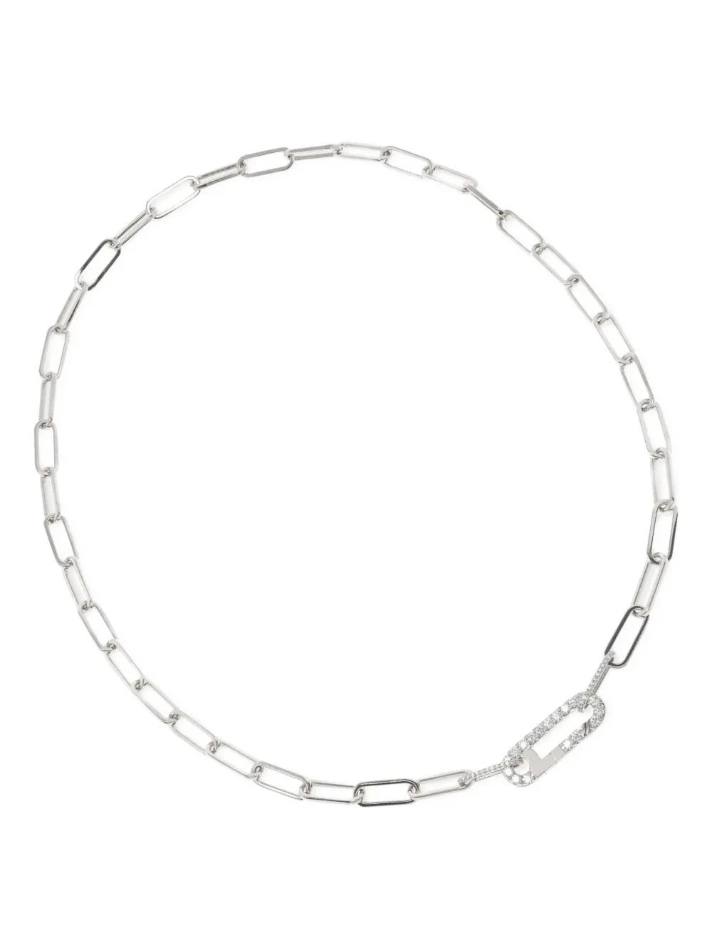 ALINKA 14K white gold Linka diamond necklace | Silver | Image 1