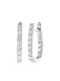 ALINKA 18K white gold mini Linka diamond earring - Silver