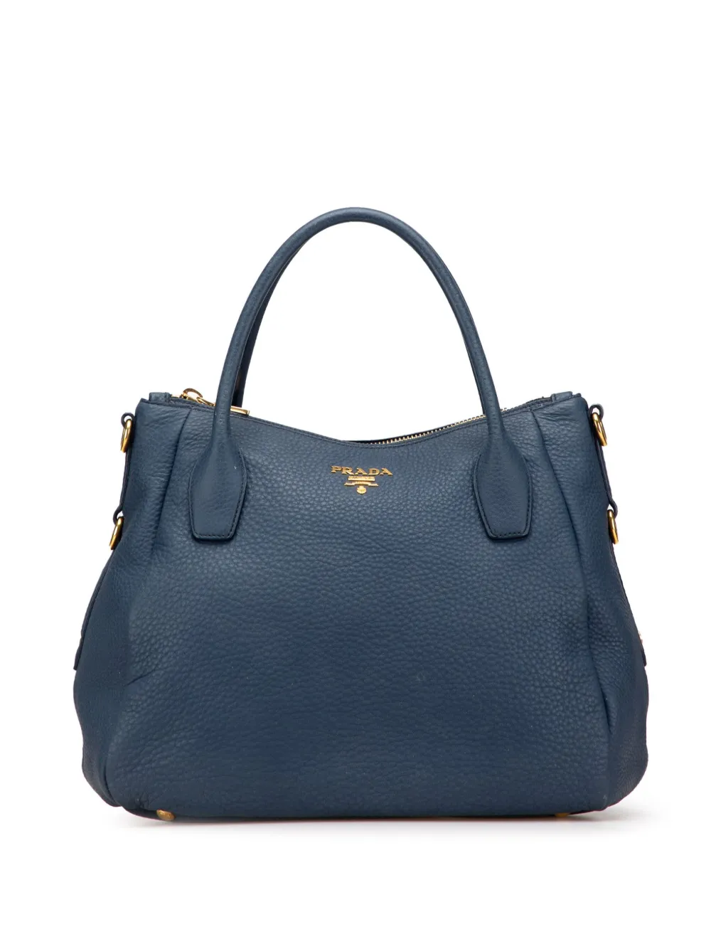 Prada Pre-Owned 2013-2025 ヴィッテロダイノ サッカ 2 マニチ コンバーチブル トート サッチェルバッグ - Prada Pre-Owned 2013-2025 ヴィッテロダイノ サッカ 2 マニチ コンバーチブル トート サッチェルバッグ -