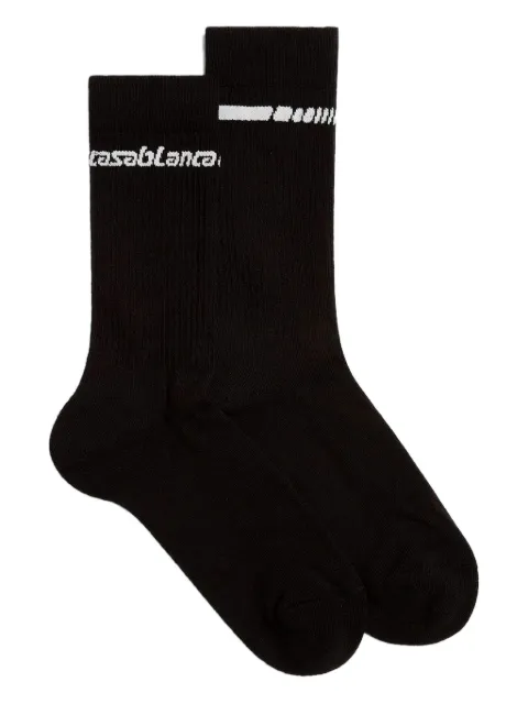 Casablanca logo-embellishment socks
