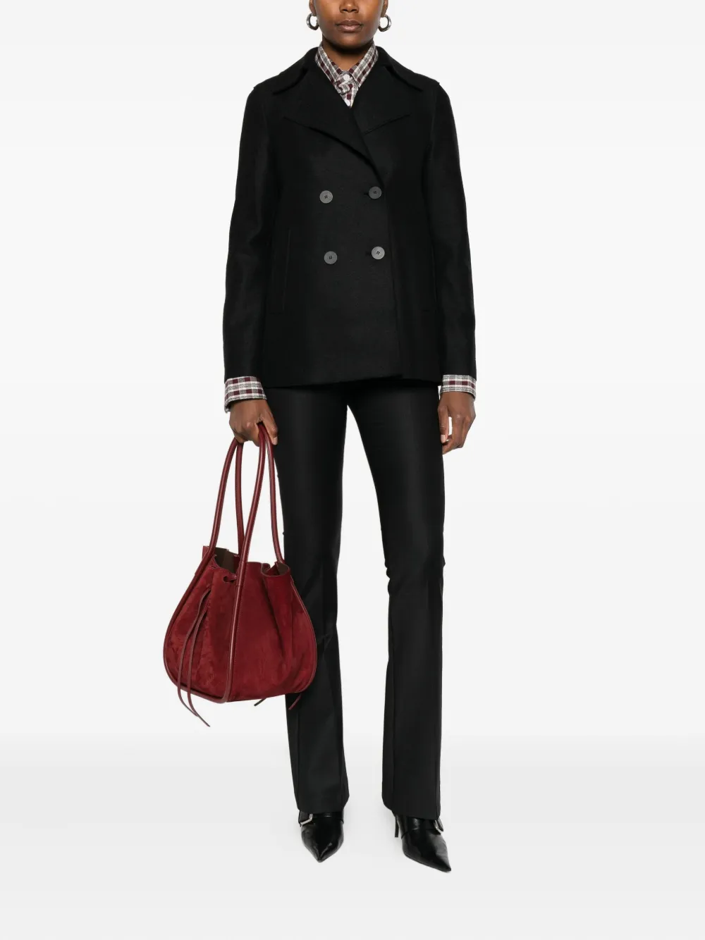 Harris Wharf London double-breasted jacket | Oversized Jackets | Image 2