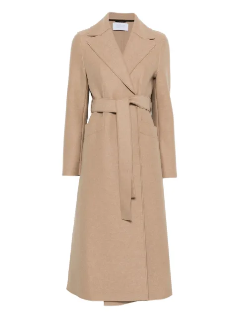 Harris Wharf London belted-wool coat