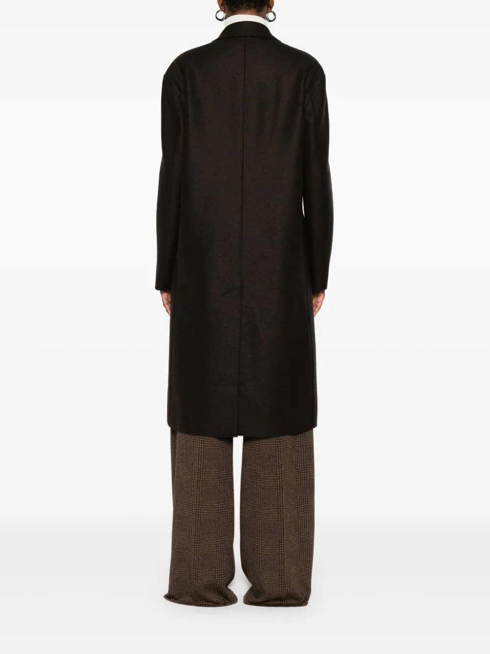 Harris Wharf London Chester jas met knoopsluiting Bruin