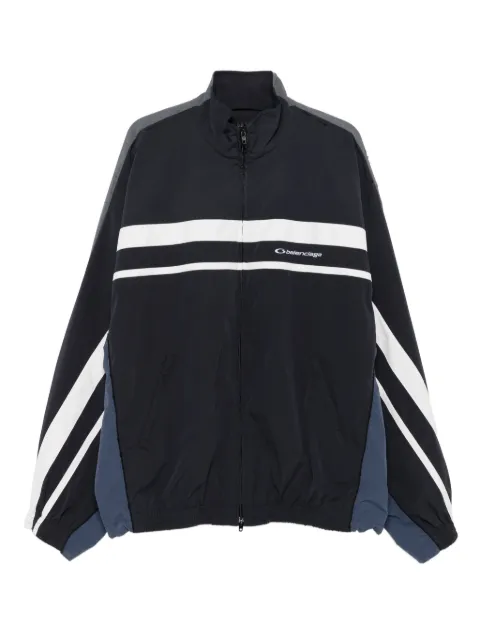 Balenciaga 50/50 panelled zip-up jacket
