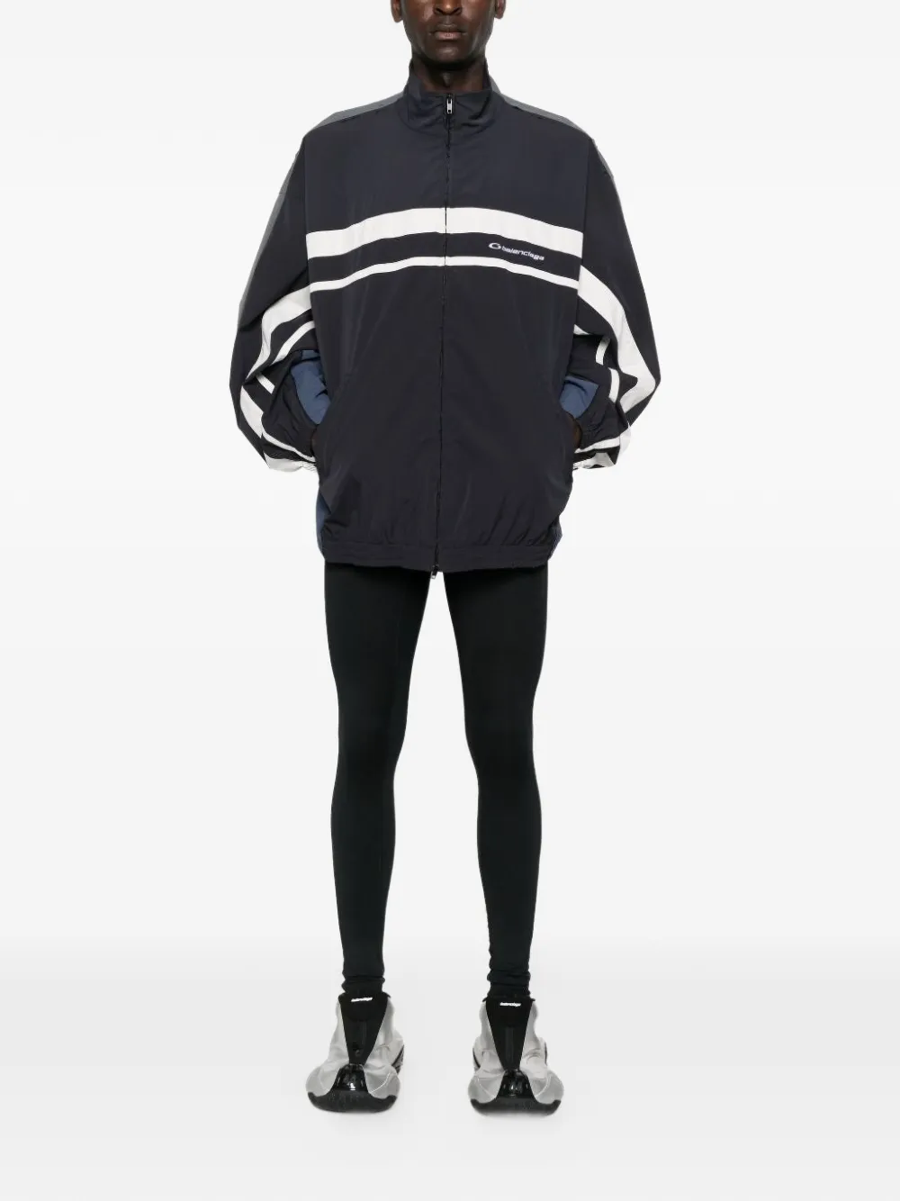  Balenciaga Zip-up Jacket - Black 