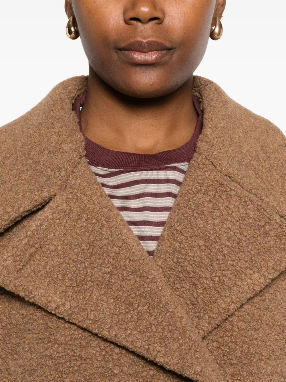 Harris Wharf London Jack met dubbele rij knopen Bruin