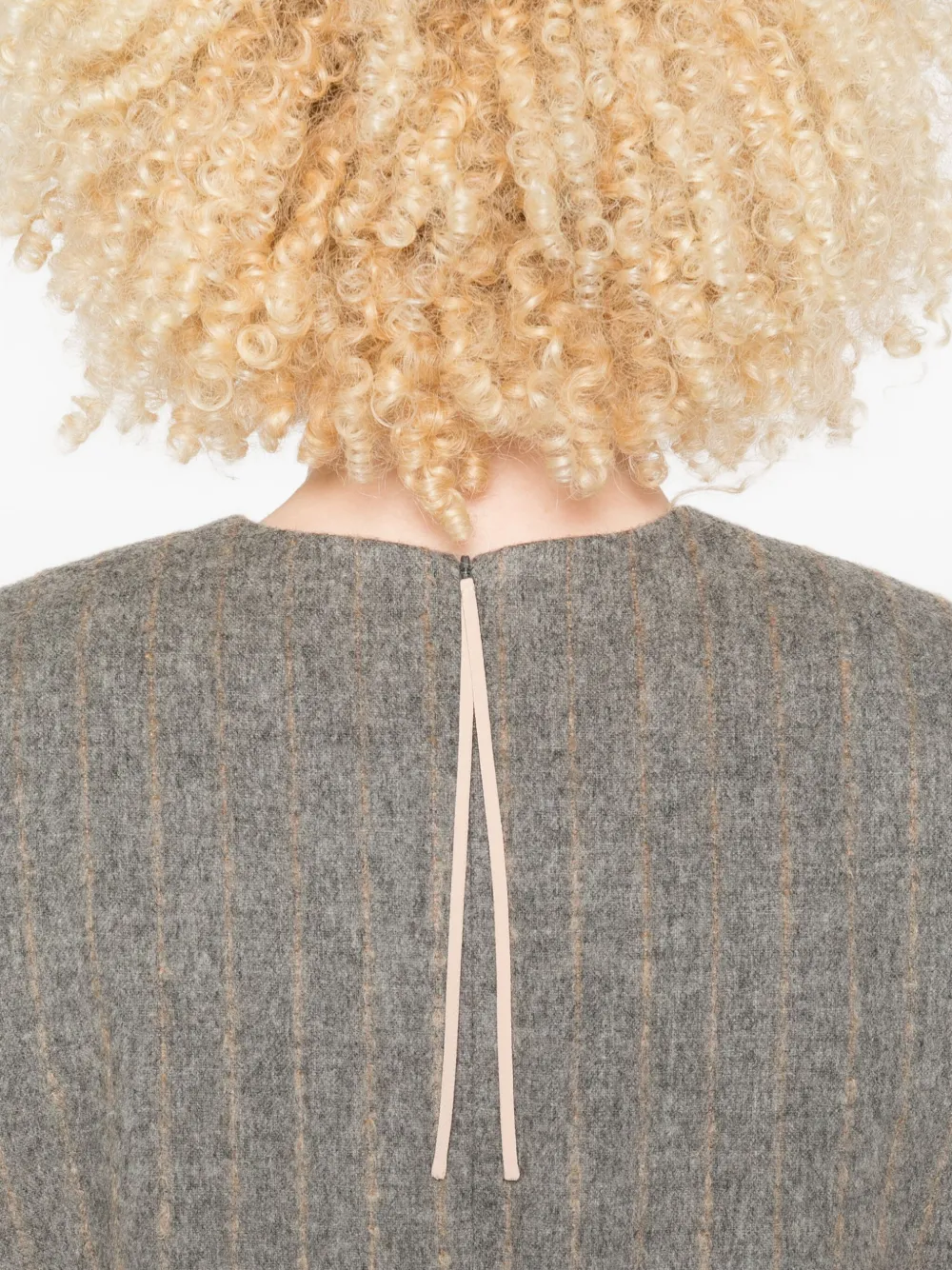 Carven Spencer met krijtstreep Grijs