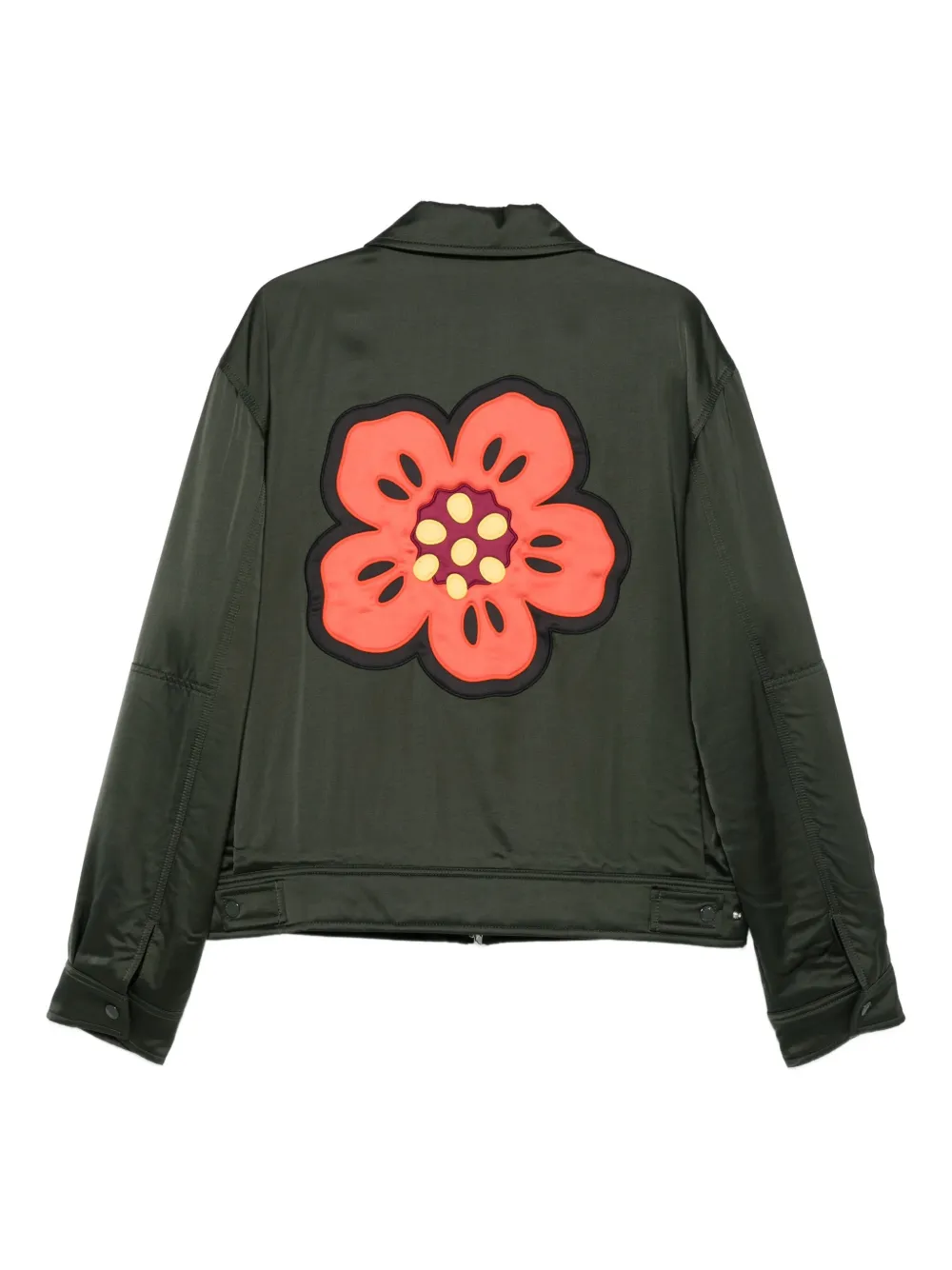 Kenzo logo-embroidered flap-pocket jacket | Bomber Jackets | Image 2