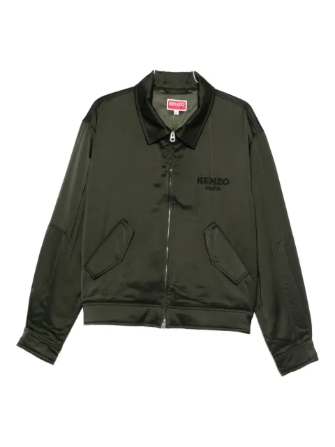 Kenzo logo-embroidered flap-pocket jacket