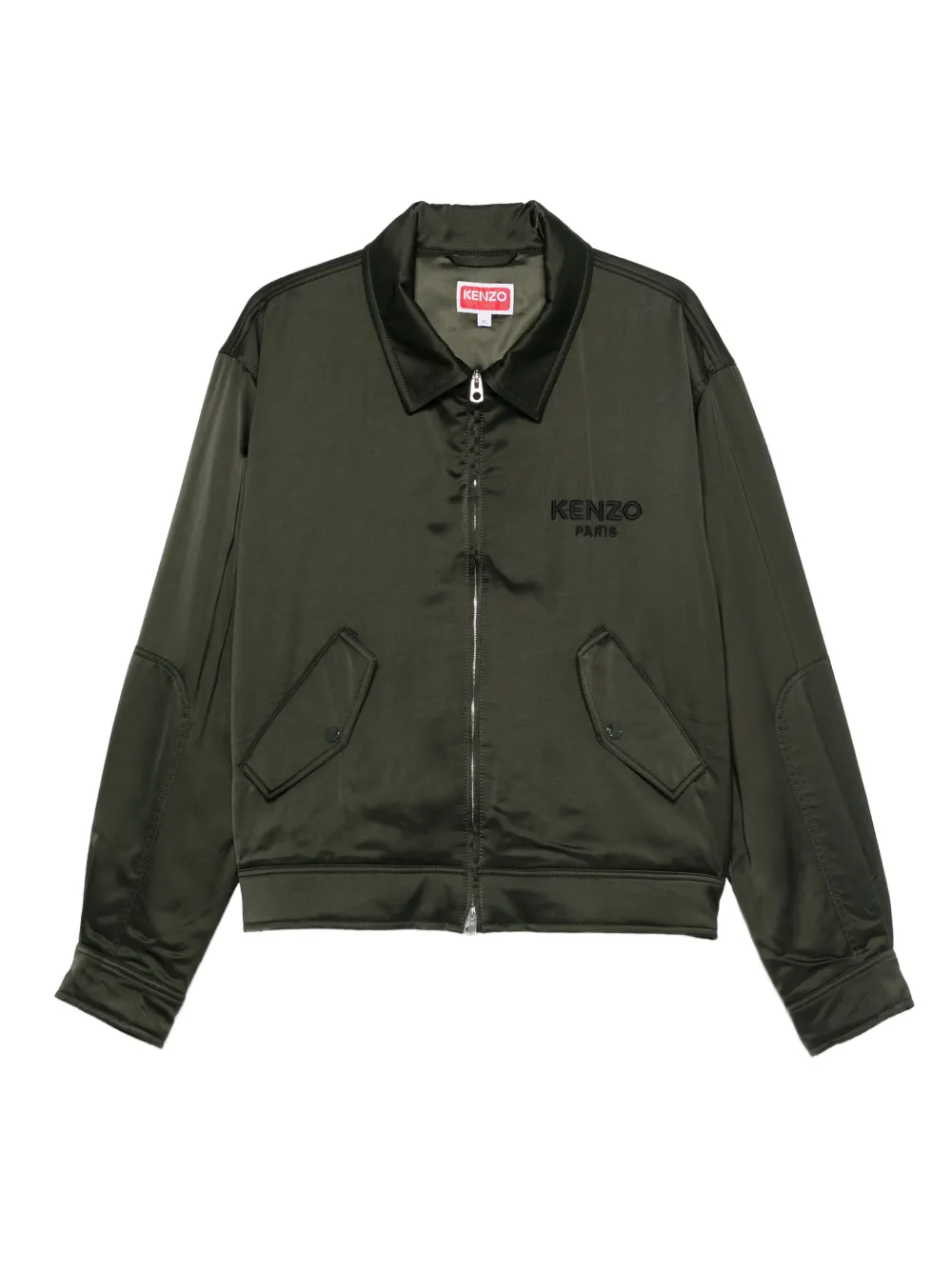 Kenzo chamarra con logo bordado | verde | Image 1