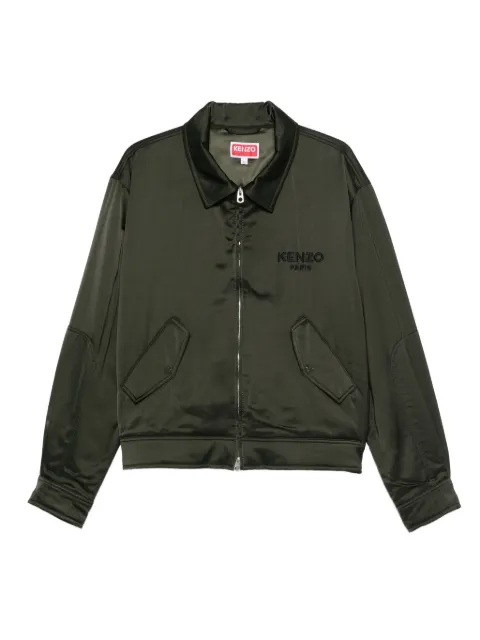 Kenzo logo-embroidered flap-pocket jacket