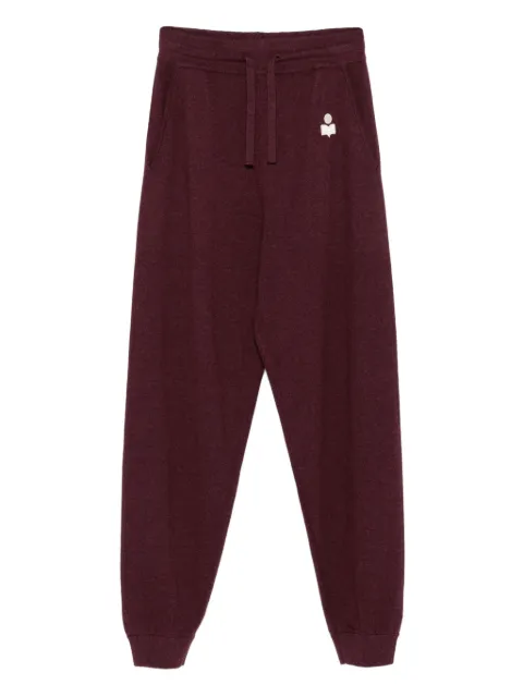 MARANT ÉTOILE embroidered logo drawstring track pants 