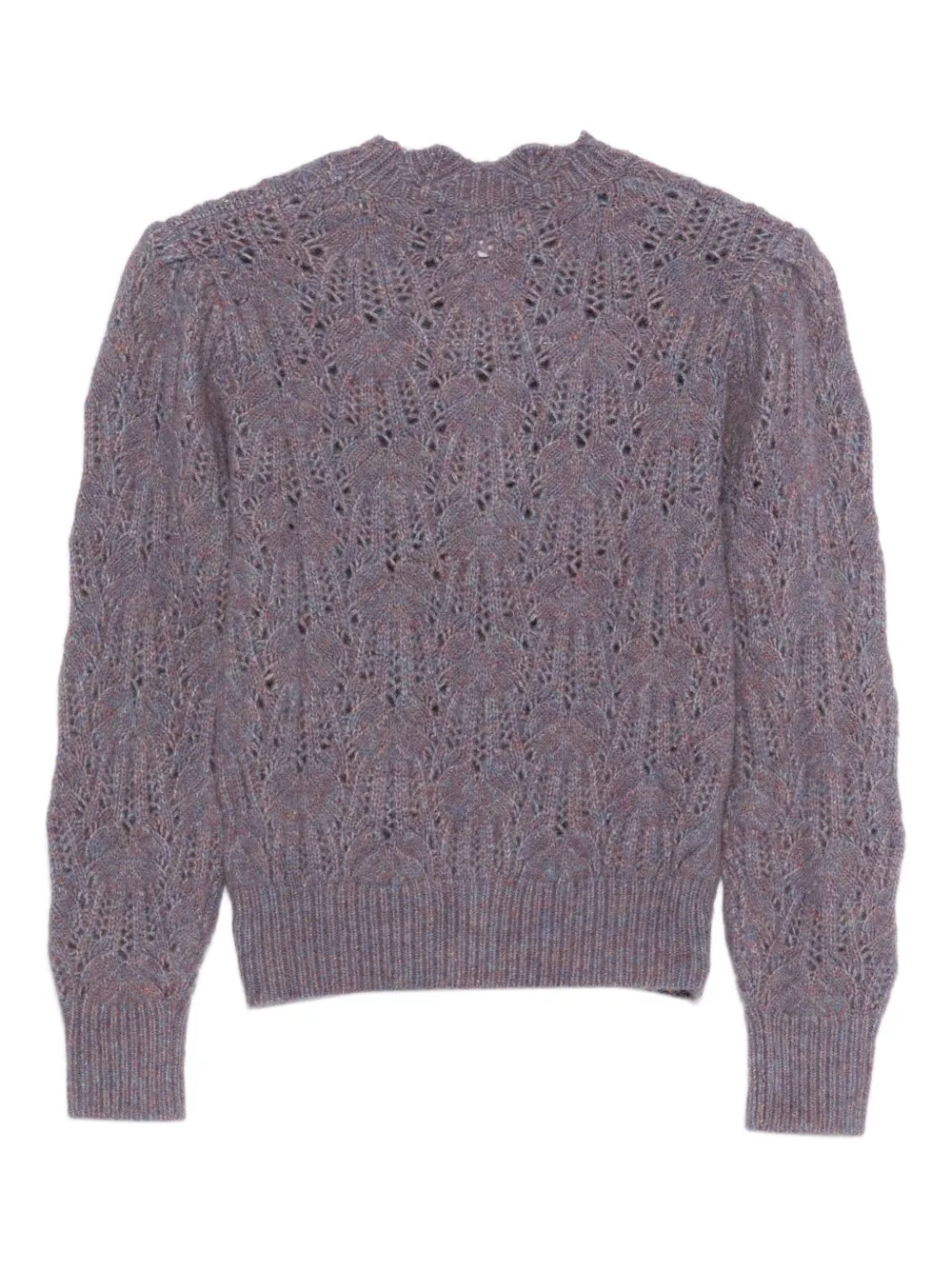 MARANT ÉTOILE puff-sleeve open-knit sweater | Knitted Sweaters | Image 2