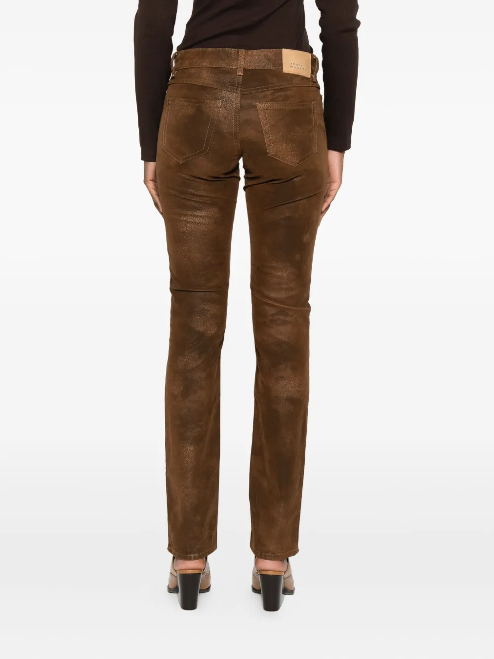 Isabel Marant Étoile Shade-effect Trousers In Brown