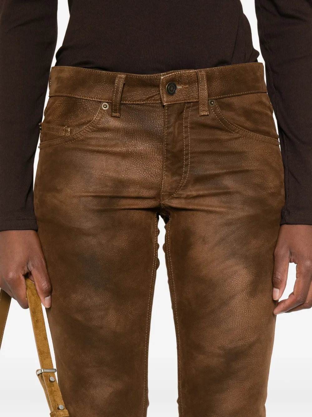Isabel Marant Étoile Shade-effect Trousers In Brown