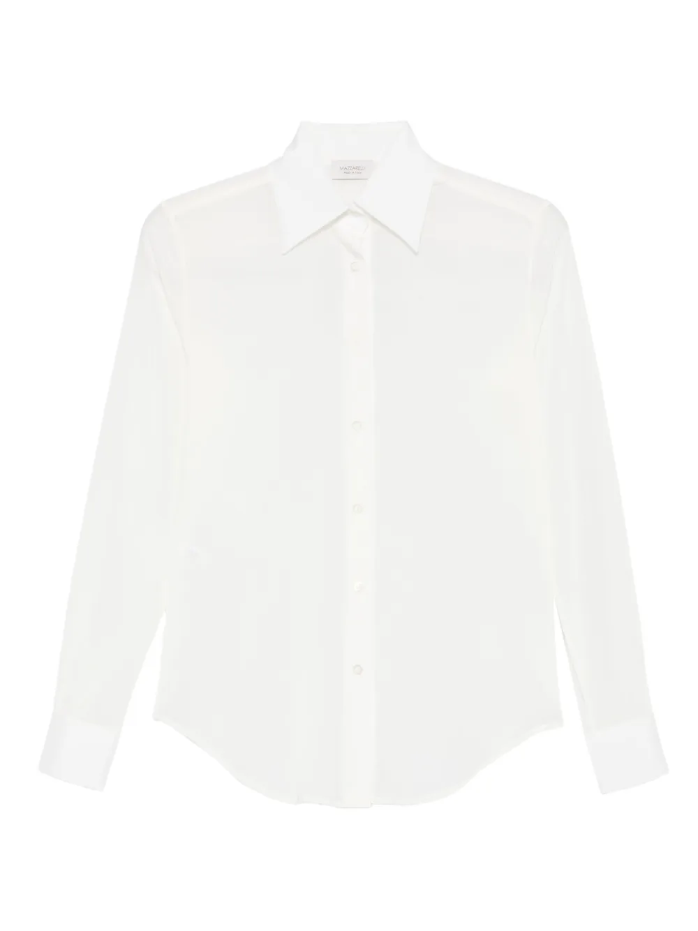 Mazzarelli Gea long-sleeve button-up shirt | White | Image 1