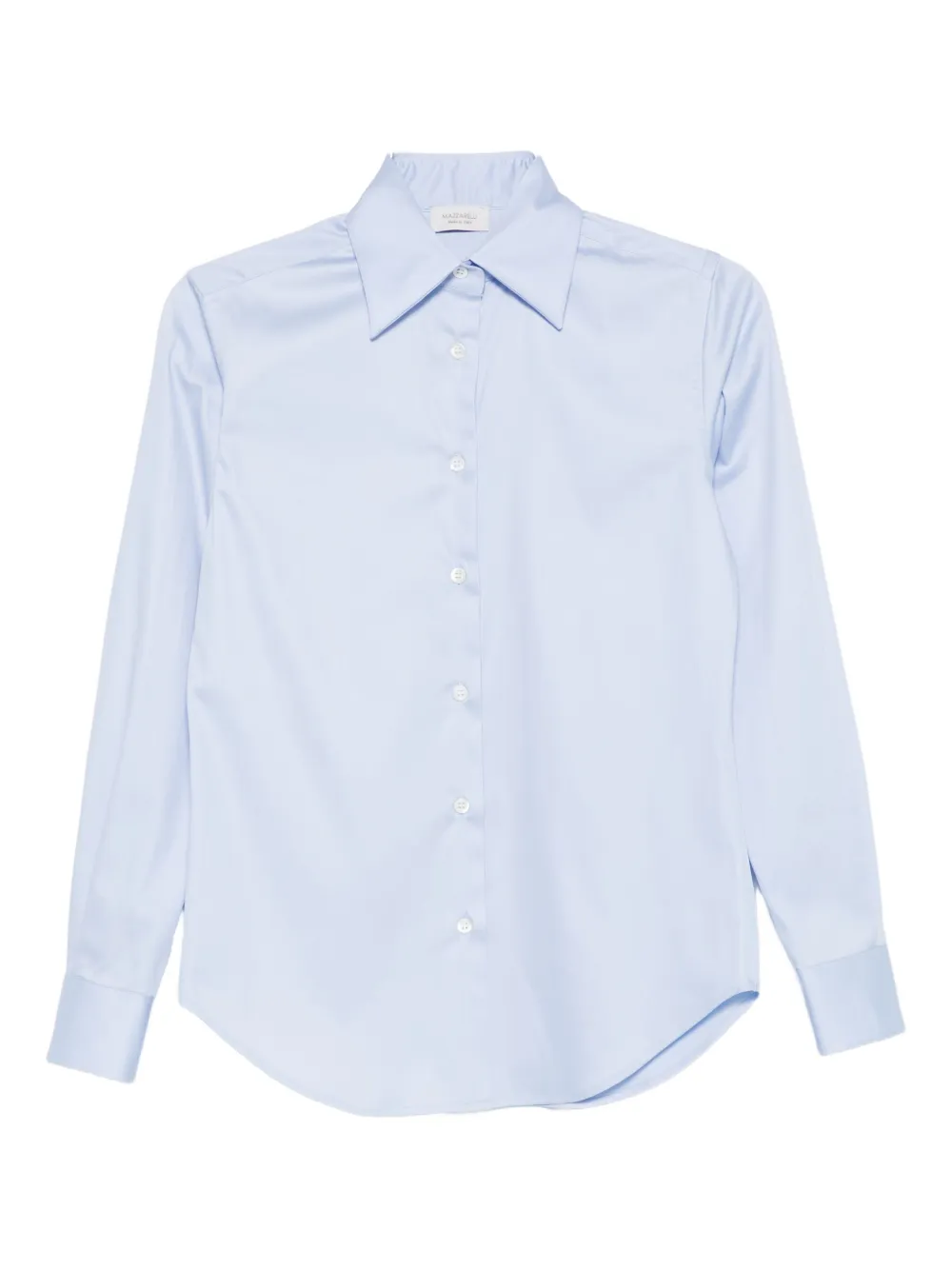 Mazzarelli Long-sleeve Button-up Shirt In Blue