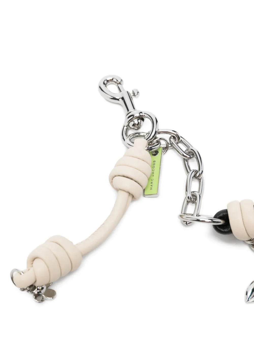 Marc Jacobs Leather Knotted Bag Charm In Multi