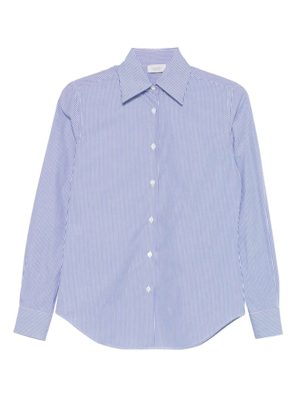 Mazzarelli Gea striped button-fastening shirt | Blue | Image 1