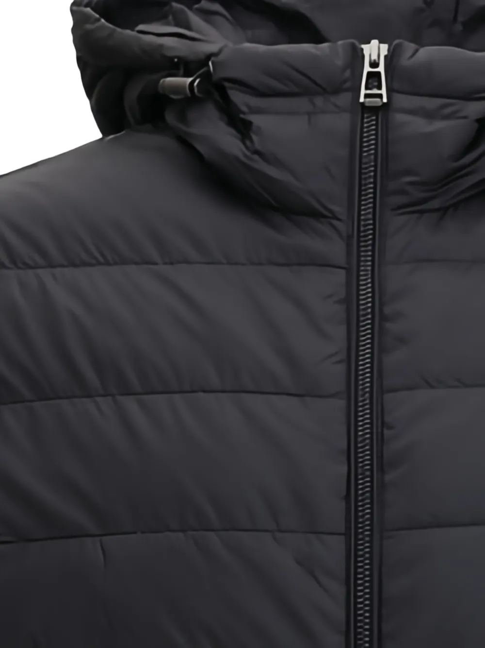Belstaff Control Quilted Hooded Jacket In Black