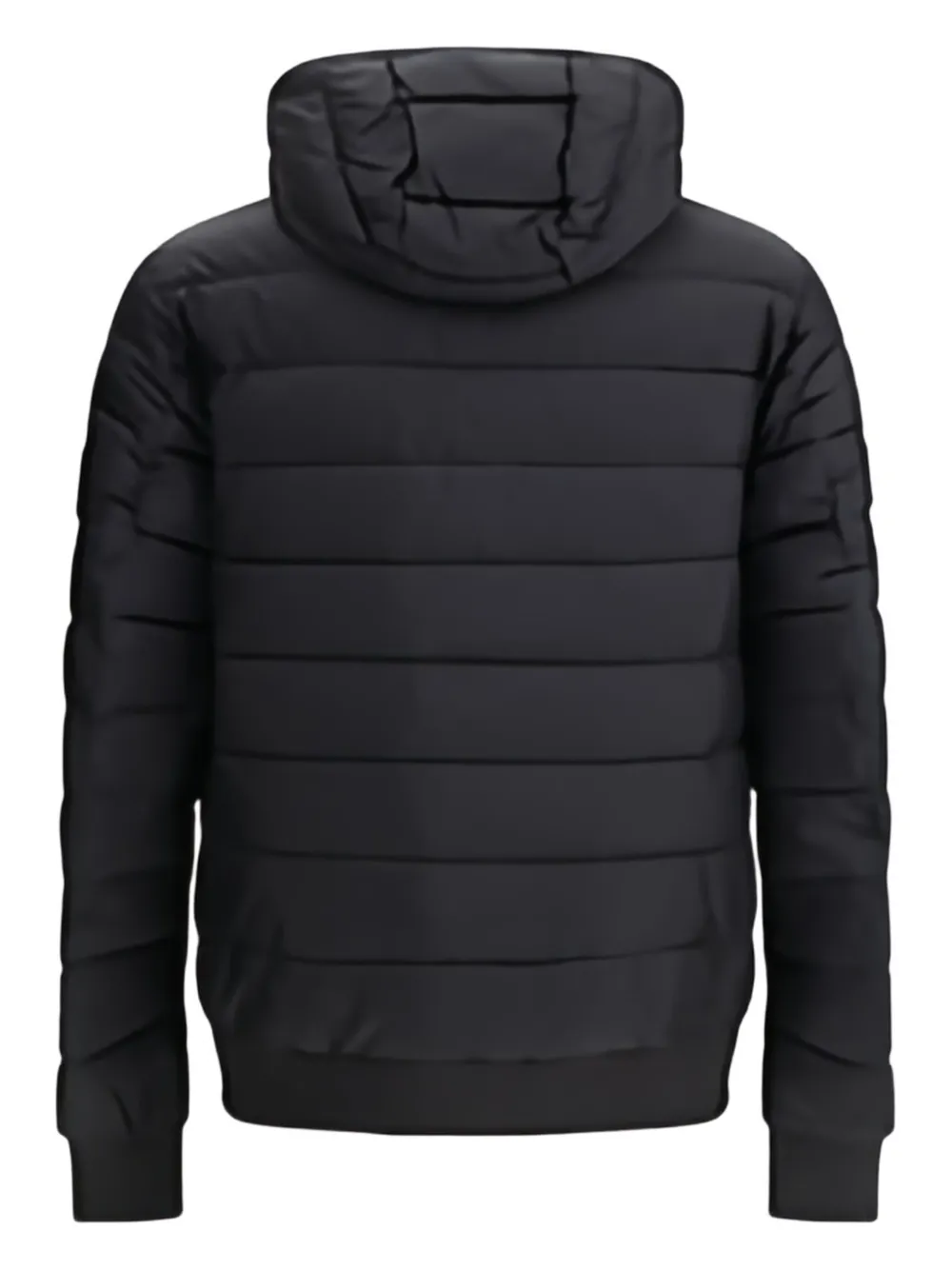 Belstaff Control Quilted Hooded Jacket In Black
